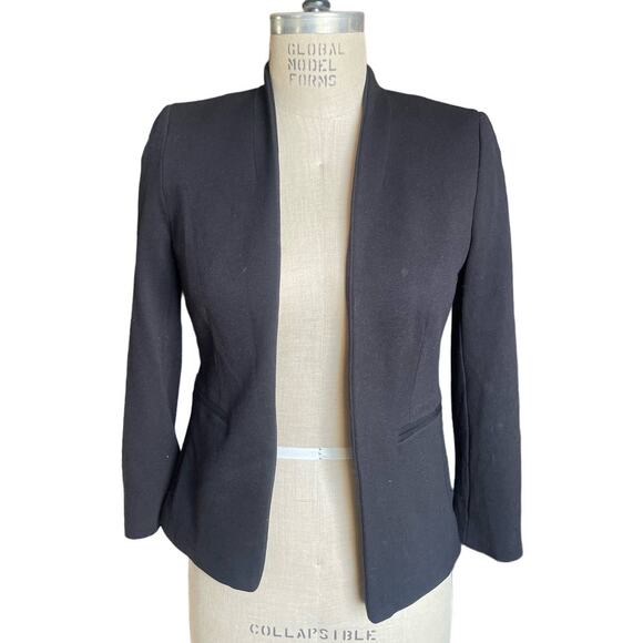 J. Crew Going-out Blazer in Stretch Twill Black Size 2 - Picture 5 of 9